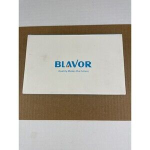 BLAVOR Solar Power Bank Qi Portable Charger 10000mah External Battery Open Box
